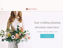 Tablet Screenshot of myweddings.com